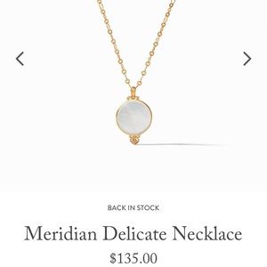 Julie Vos Meridian Delicate Necklace. New with Tags and original box.